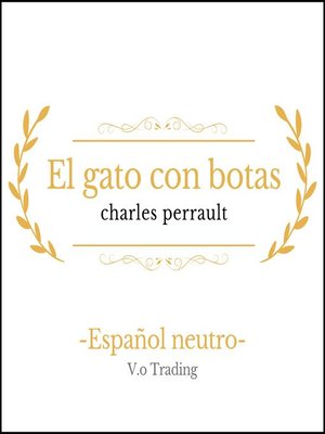 cover image of El gato con botas